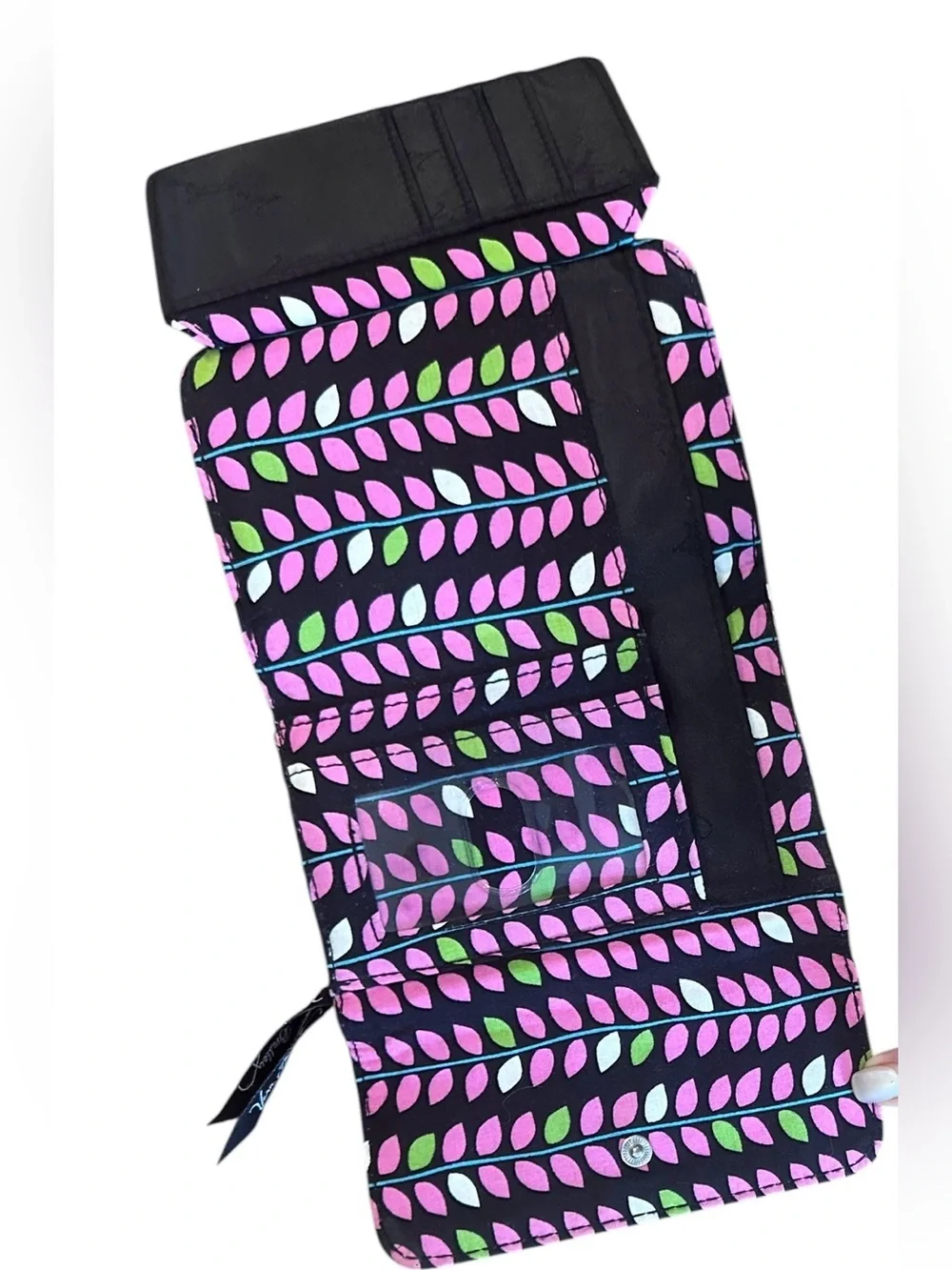 Vera Bradley Euro Wallet Va Va Bloom - Picture 5 of 5